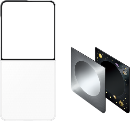 Case for Samsung Galaxy Z Flip8 F776, FlipSuit Case, Black EF-FF776CBEGWW