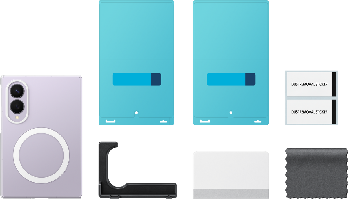 Hoes voor Samsung Galaxy Z Fold8 F971, Clear Magnet, Transparant EF-CF971CTEGWW