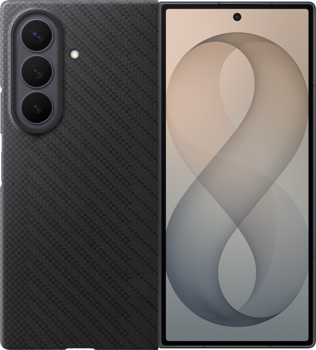 Case for Samsung Galaxy Z Fold8 Ultra F976, Carbon Magnet Case, Black EF-KF976SBEGWW
