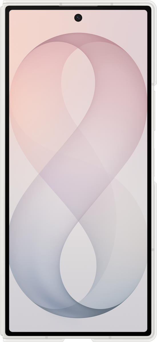 Hoes voor Samsung Galaxy Z Fold8 Ultra F976, Silicone Magnet Case, Wit EF-EF976CWEGWW