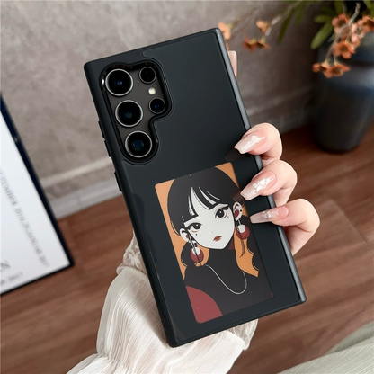 Case for Samsung Galaxy S24 Ultra S928, OEM, Customized E-Ink Display, Black