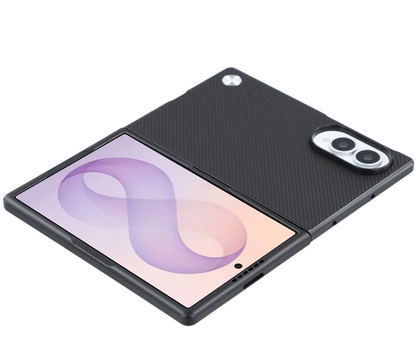 Hoesje voor Samsung Galaxy Z Fold8 F971, X-Level, Carbon, Zwart