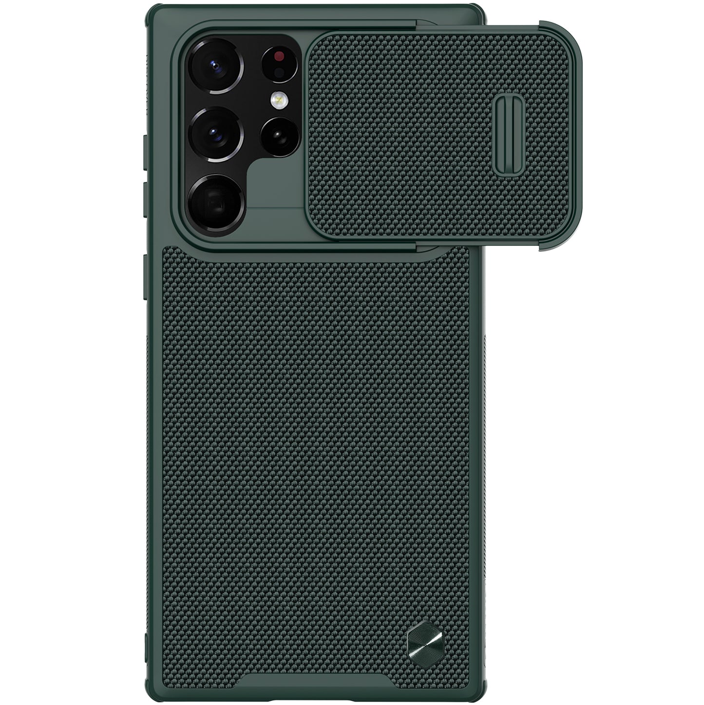 Tasje voor Samsung Galaxy S22 Ultra 5G S908, Nillkin, Textured S, Groen 