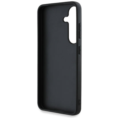 Hoesje voor Samsung Galaxy S25+ S936, Guess, 4G Grained Big and Classic Logo, Roze, Opnieuw verzegeld