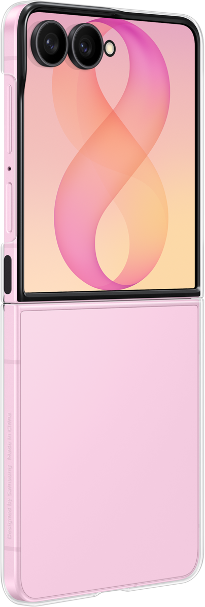 Hoesje voor Samsung Galaxy Z Flip8 F776, Clear Case, Transparant EF-QF776CTEGWW