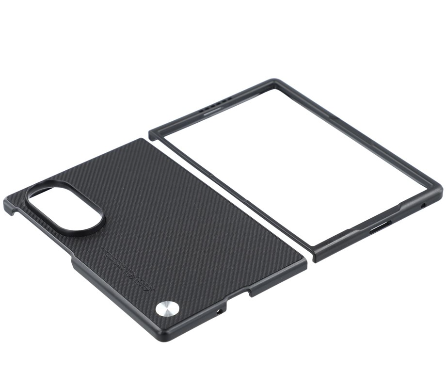 Hoesje voor Samsung Galaxy Z Fold8 F971, X-Level, Carbon, Zwart