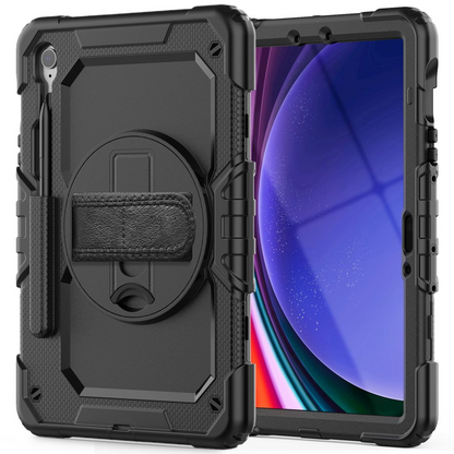 Hoes voor Samsung Galaxy Tab S10 Lite / Tab S10 FE / Tab S9 FE / Tab S9, Tech-Protect, Solid360, Zwart