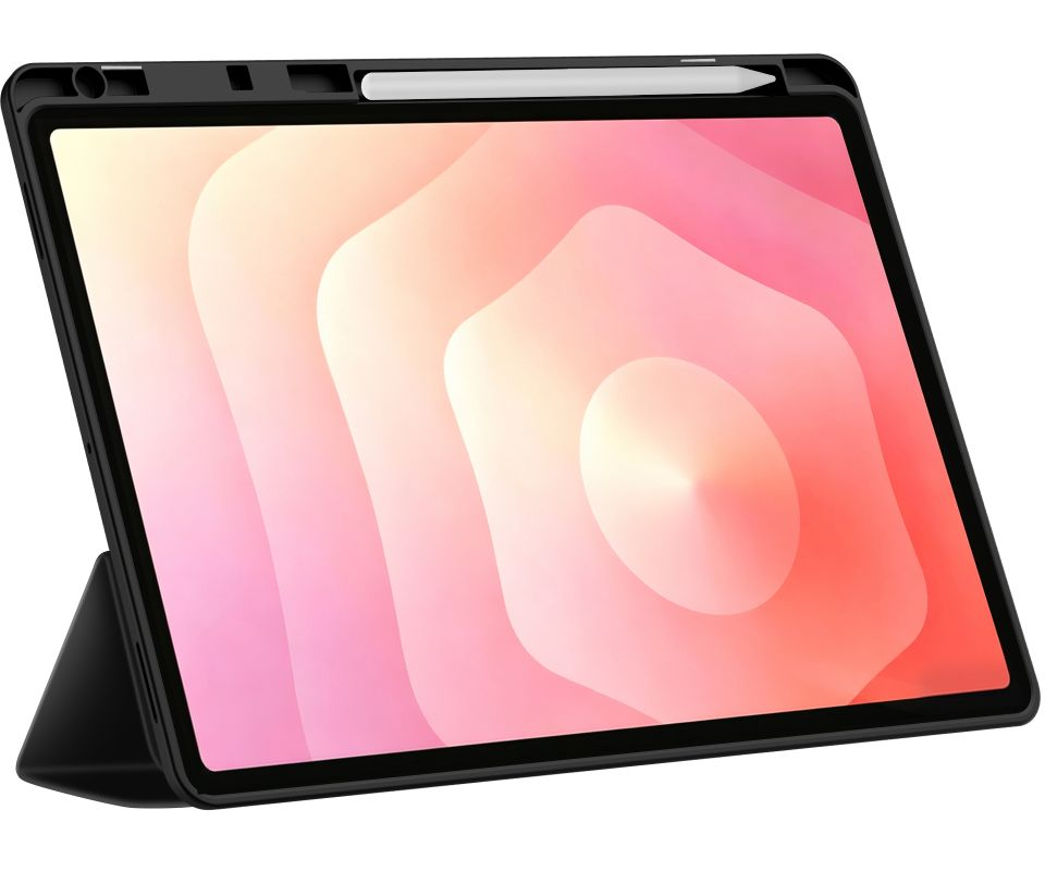Hoes voor Samsung Galaxy Tab S12 Plus, Tech-Protect, SC PEN, Zwart