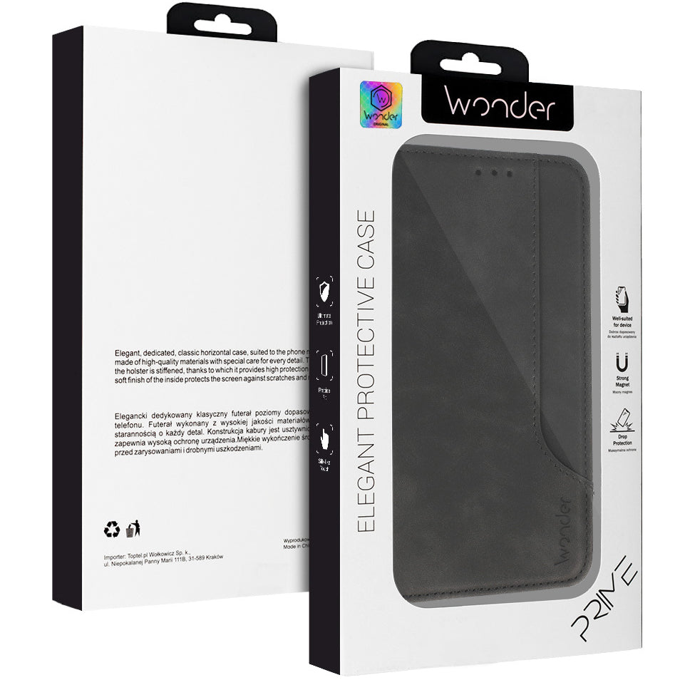 Hoes voor Samsung Galaxy A52s 5G A528 / A52 5G A526 / A52 A525, Wonder, Prime, Zwart