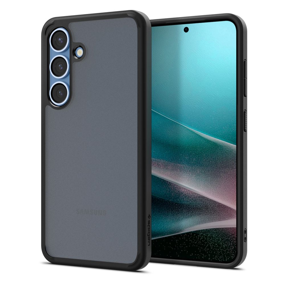 Hoes voor Samsung Galaxy S25 S931, Spigen, Ultra Hybrid, Mat Zwart ACS09007