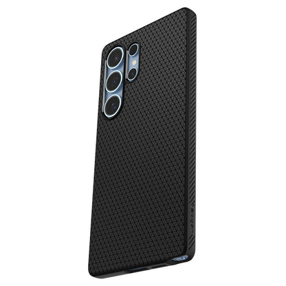 Case for Samsung Galaxy S25 Ultra S938, Spigen, Liquid Air, Black ACS08953