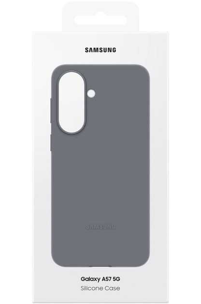 Hoes voor Samsung Galaxy A57 5G, Silicone Case, Grijs EF-PA576CJEGWW
