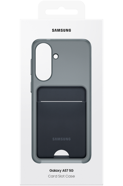 Hoesje voor Samsung Galaxy A57 5G, Kaartsleufhoes, Zwart EF-OA576TBEGWW