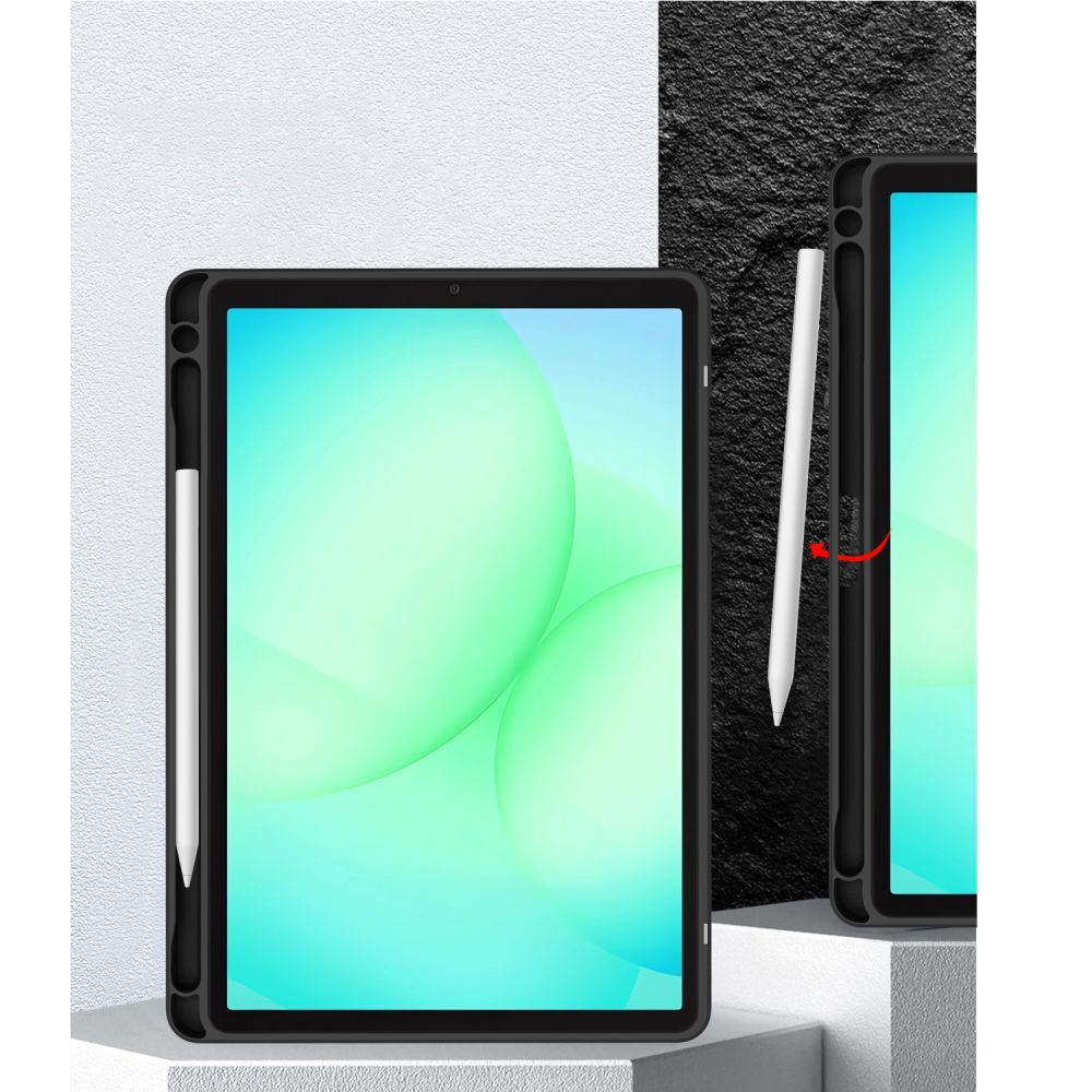 Hoes voor Samsung Galaxy Tab A11 / Tab A9, Tech-Protect, SC PEN Hybrid, Zwart