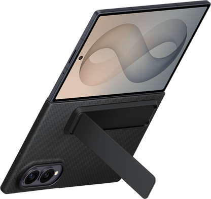Hoes voor Samsung Galaxy Z Fold8 F971, Carbon Standing, Zwart EF-XF971SBEGWW
