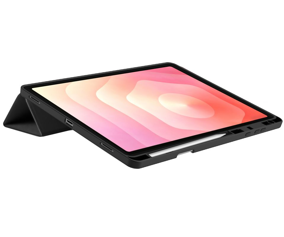 Hoes voor Samsung Galaxy Tab S12 Plus, Tech-Protect, SC PEN, Zwart