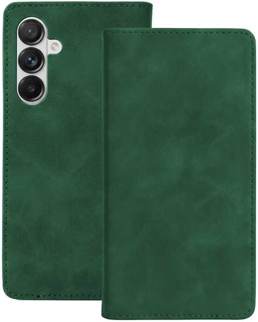 Hoesje voor Samsung Galaxy A18 5G A186 / A17 4G A175 / A17 5G A176 / A26 A266, OEM, Smart Suede, Groen