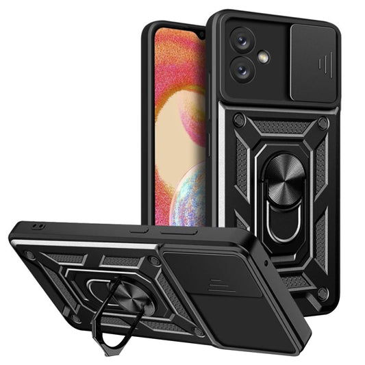 Hoes voor Samsung Galaxy A04e A042 / M04 M045, Techsuit, CamShield, Zwart