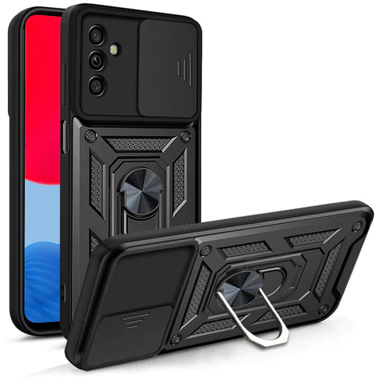 Hoes voor Samsung Galaxy A04s A047 / A13 5G A136, Techsuit, CamShield, Zwart