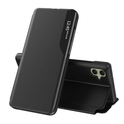Hoes voor Samsung Galaxy A05 A055, Techsuit, eFold, Zwart