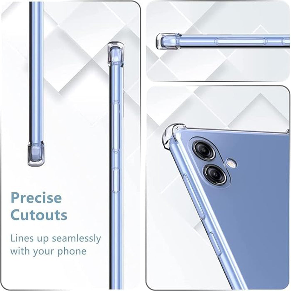 Hoesje voor Samsung Galaxy A05 A055, Techsuit, Schokbestendig Helder, Transparant