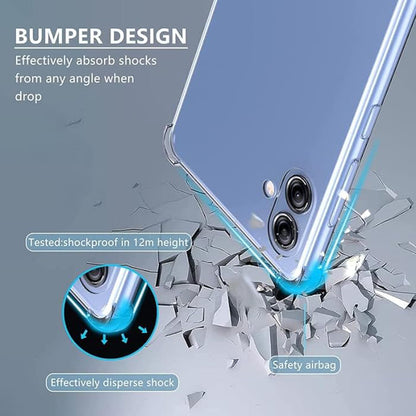 Hoesje voor Samsung Galaxy A05 A055, Techsuit, Schokbestendig Helder, Transparant