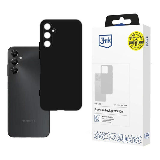 Hoes voor Samsung Galaxy A05s A057, 3MK, Mat Zwart