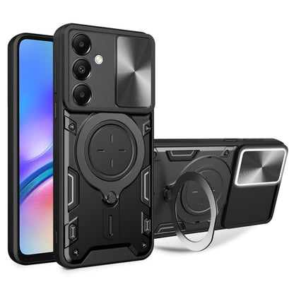 Hoes voor Samsung Galaxy A05s A057, Techsuit, CamGuard Pro, Zwart