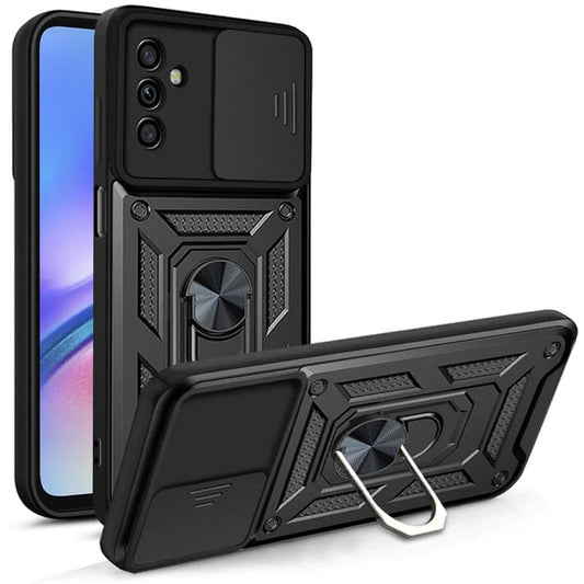 Hoes voor Samsung Galaxy A05s A057, Techsuit, CamShield, Zwart