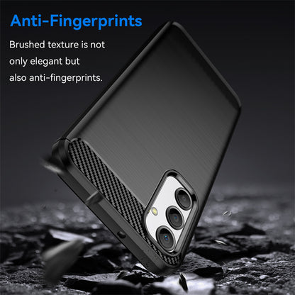 Hoes voor Samsung Galaxy A05s A057, Techsuit, Carbon, Zwart