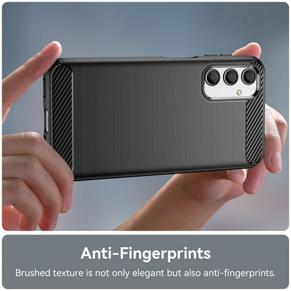 Hoes voor Samsung Galaxy A05s A057, Techsuit, Carbon, Zwart