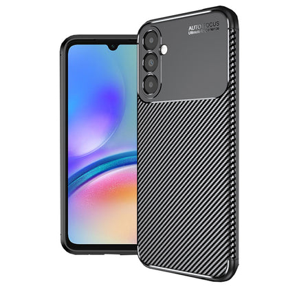 Hoes voor Samsung Galaxy A05s A057, Techsuit, CarbonFiber, Zwart