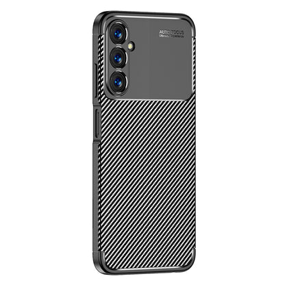 Hoes voor Samsung Galaxy A05s A057, Techsuit, CarbonFiber, Zwart
