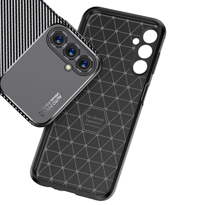 Hoes voor Samsung Galaxy A05s A057, Techsuit, CarbonFiber, Zwart