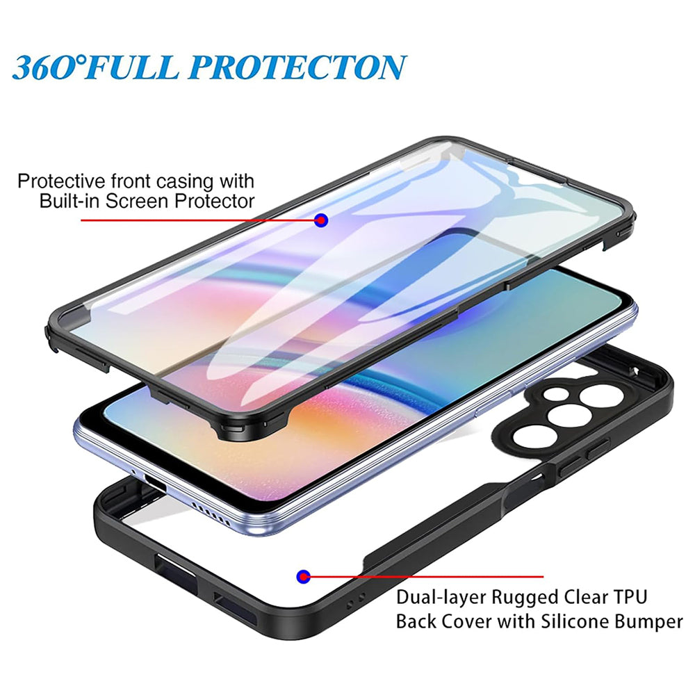 Hoes voor Samsung Galaxy A05s A057, Techsuit, ColorVerse 360, Paars