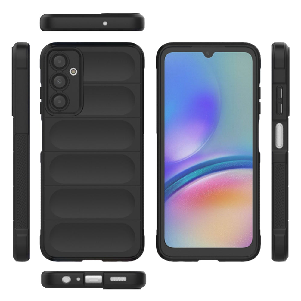 Hoes voor Samsung Galaxy A05s A057, Techsuit, Magic Shield, Zwart