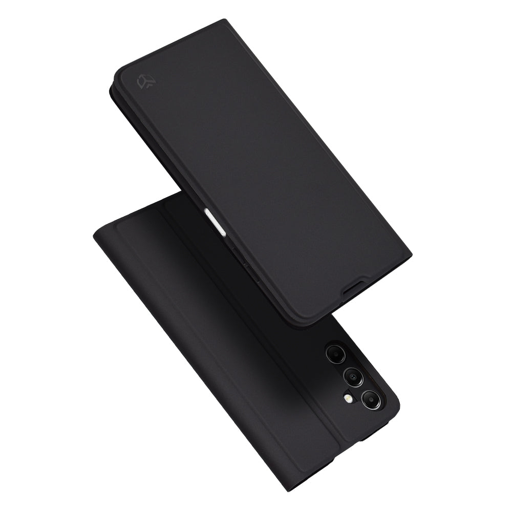Hoes voor Samsung Galaxy A05s A057, Techsuit, Magskin Book, Zwart