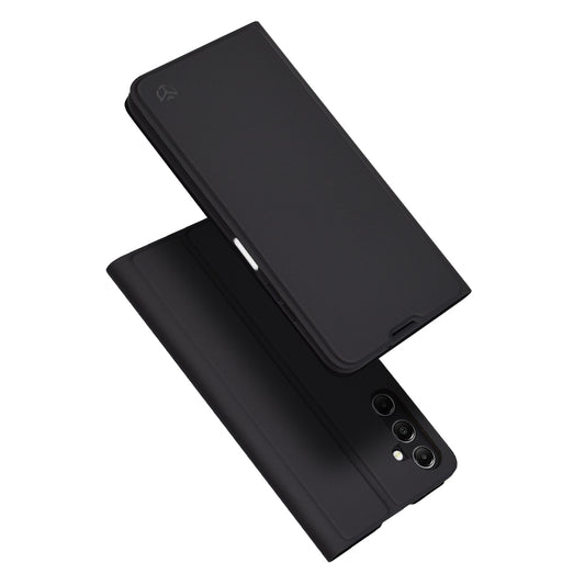Hoes voor Samsung Galaxy A05s A057, Techsuit, Magskin Book, Zwart