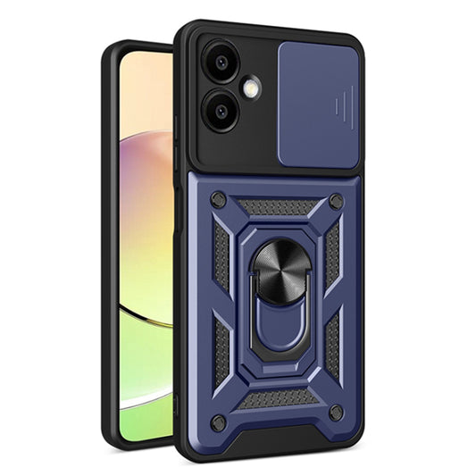 Hoes voor Samsung Galaxy A06 A065, Techsuit, CamShield, Blauw