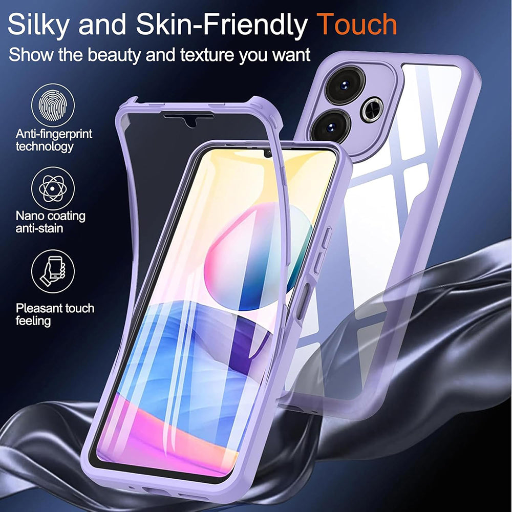 Case for Samsung Galaxy A06 A065, Techsuit, ColorVerse 360, Black