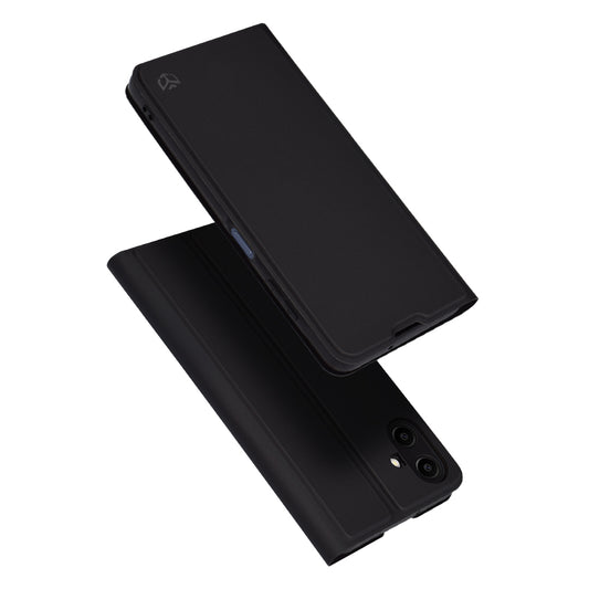 Hoes voor Samsung Galaxy A06 A065, Techsuit, Magskin Book, Zwart