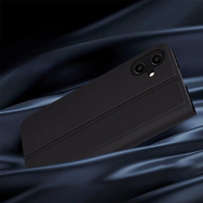 Hoes voor Samsung Galaxy A06 A065, Techsuit, Magskin Book, Zwart