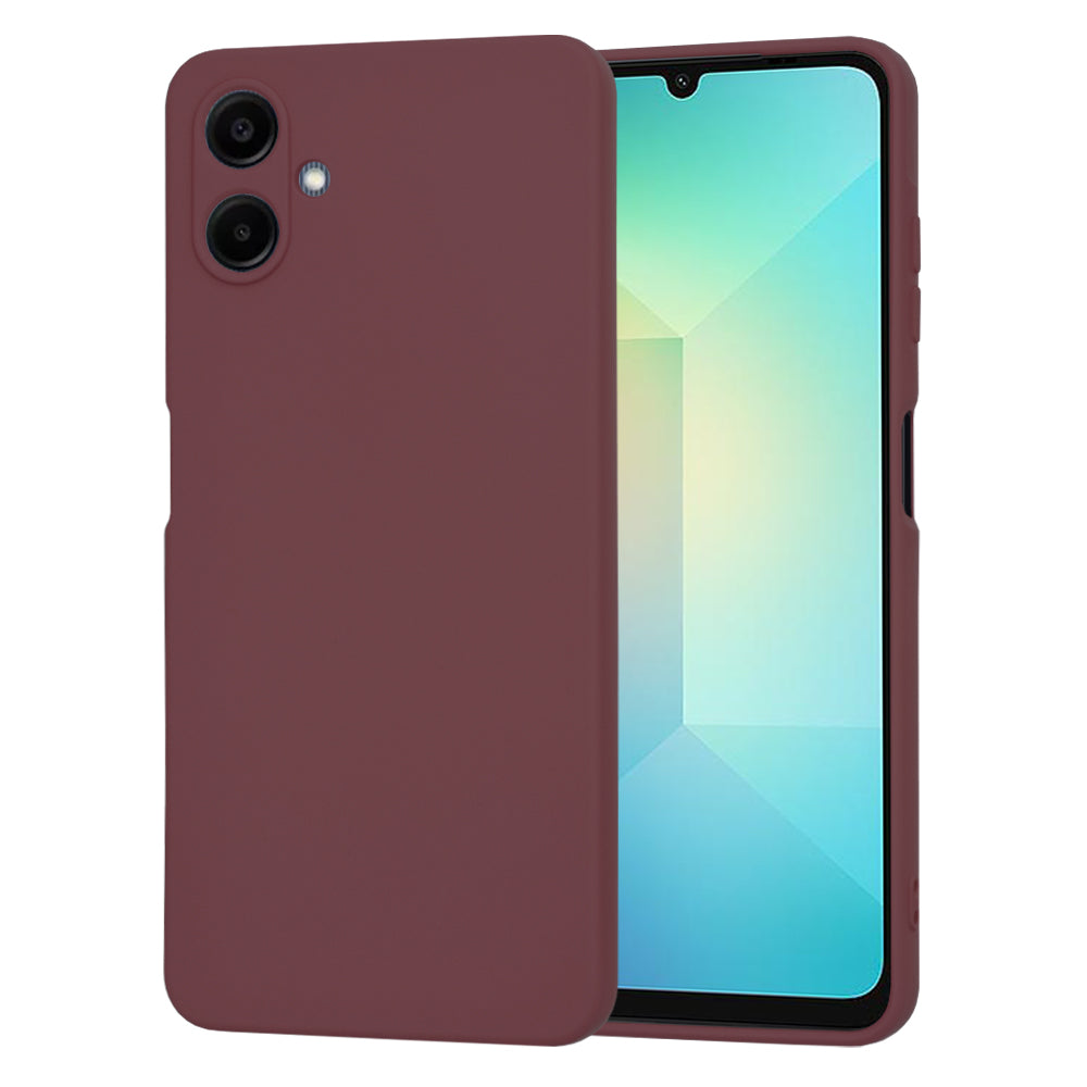 Hoes voor Samsung Galaxy A06 A065, Techsuit, SoftFlex, Wijnrood