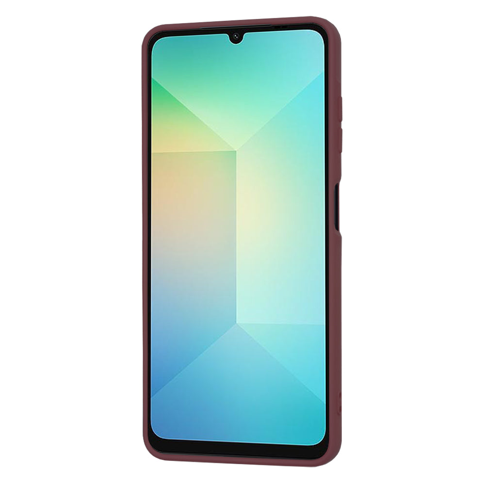 Hoes voor Samsung Galaxy A06 A065, Techsuit, SoftFlex, Wijnrood