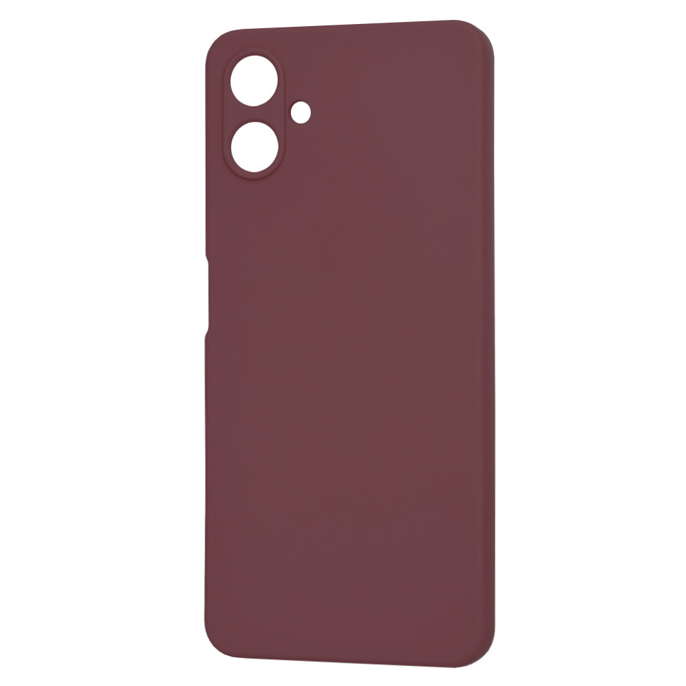 Hoes voor Samsung Galaxy A06 A065, Techsuit, SoftFlex, Wijnrood