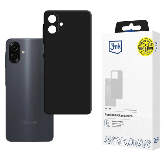 Hoes voor Samsung Galaxy A07 4G A075, 3MK, Mat Zwart