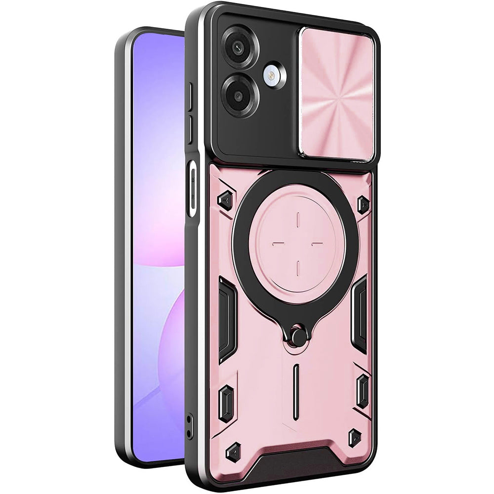 Hoes voor Samsung Galaxy A07 4G A075, Techsuit, CamGuard Pro, Roze