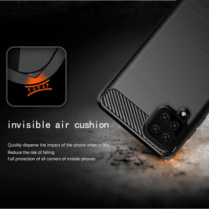 Hoes voor Samsung Galaxy A12 Nacho A127 / A12 A125, Techsuit, Carbon, Zwart