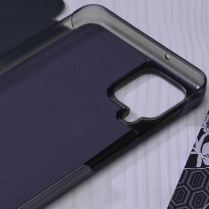 Hoes voor Samsung Galaxy A12 Nacho A127 / A12 A125, Techsuit, eFold, Donkerblauw
