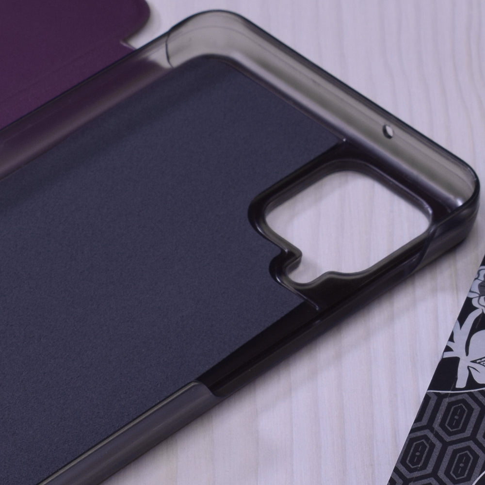 Hoes voor Samsung Galaxy A12 Nacho A127 / A12 A125, Techsuit, eFold, Paars
